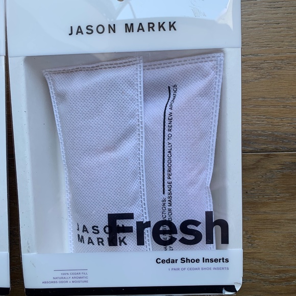 Jason Mark Cedar Shoe Inserts. (NEW) 2pk - Picture 2 of 4